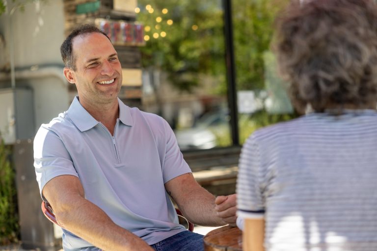 Todd Lands with Community